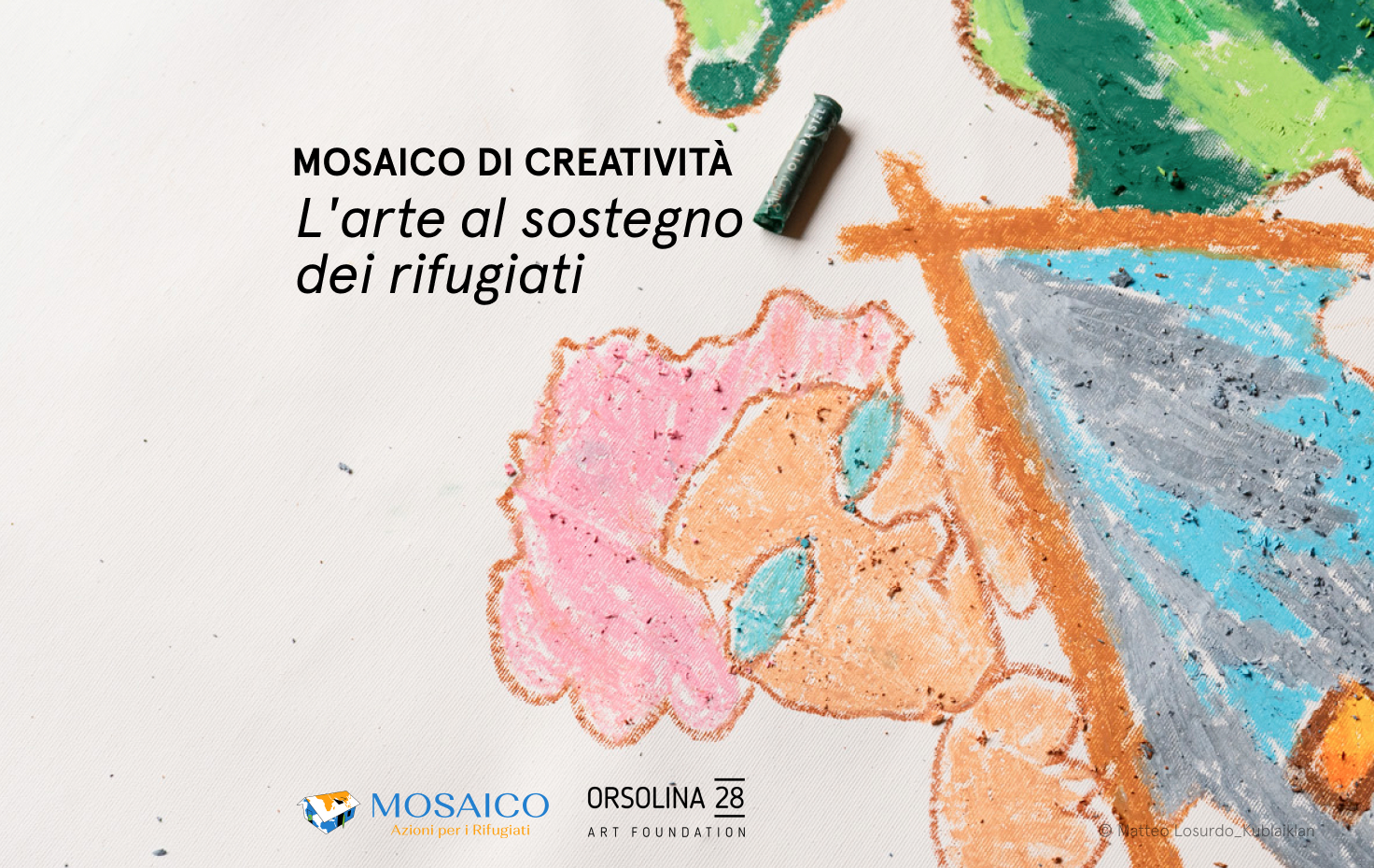 Mosaico di creatività – l’arte al sostegno dei rifugiati